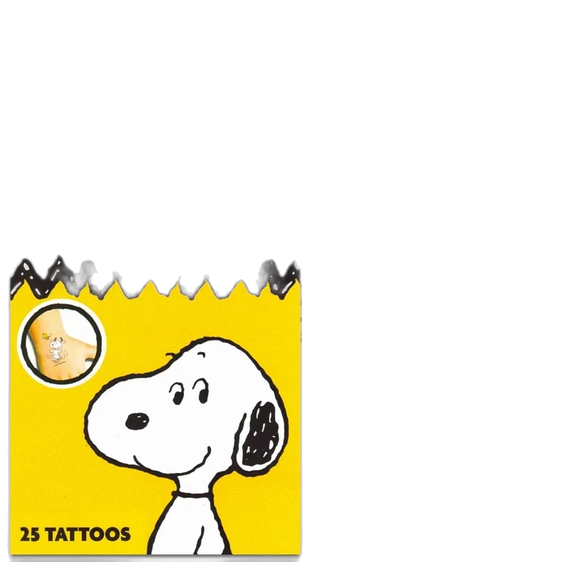 Peanuts Snoopy 16 Inch School Backpack Set for Kids with Water Bottle, Tattoos & More