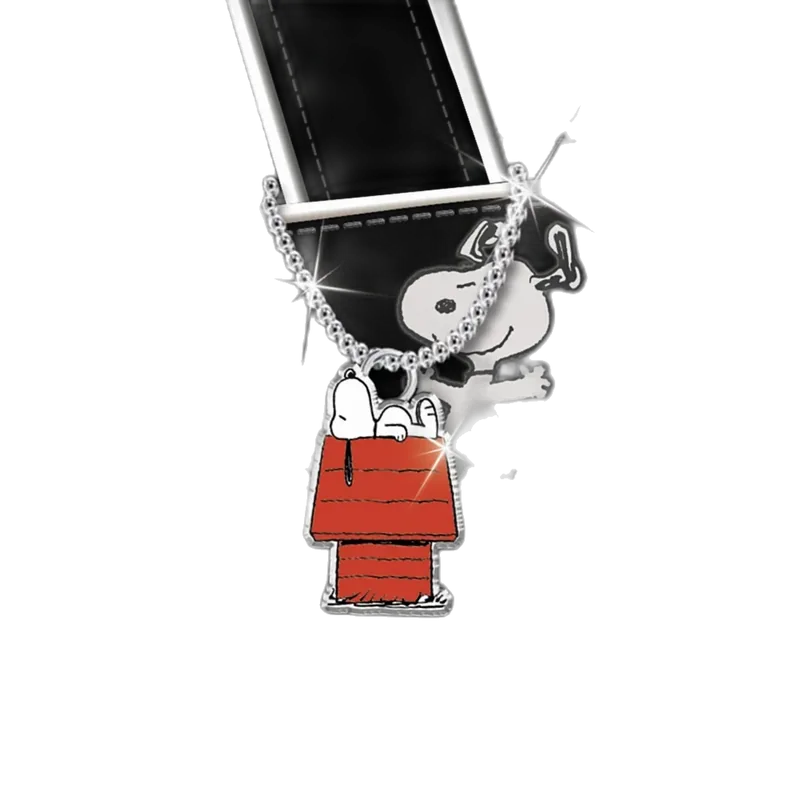 The Bradford Exchange PEANUTS Happiness Is Friendship Quilted Tote Bag, Snoopy and Woodstock Diamond-Quilted Fabric Bag with Dog House Charm