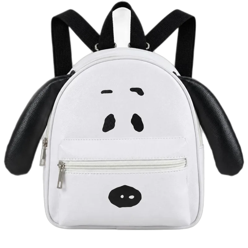 AI Accessory Innovations Peanuts Snoopy Joe Cool Mini Backpack Purse, 10.5 Inch Faux Leather
